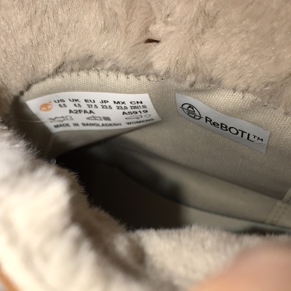 TIMBERLAND Women's Graceyn Biker Boots Brown A2FAA Size 6.5 - Picture 4 of 8